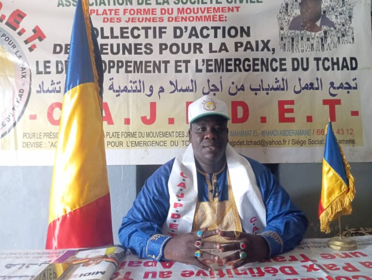 Tchad : Le Collectif d’Action des Jeunes pour la Paix, le Développement et l’Émergence du Tchad (CAJDPET) exprime son soutien à la SNE